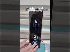 클래식 엘리베이터 부분 유리 톱 엘리베이터 터치 톱